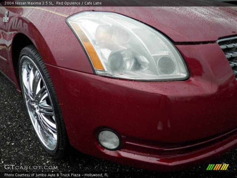 Red Opulence / Cafe Latte 2004 Nissan Maxima 3.5 SL