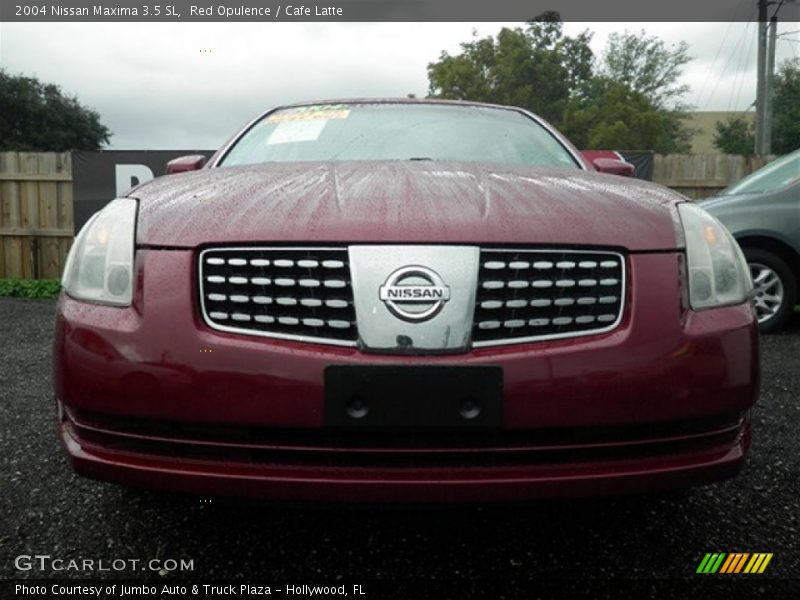 Red Opulence / Cafe Latte 2004 Nissan Maxima 3.5 SL