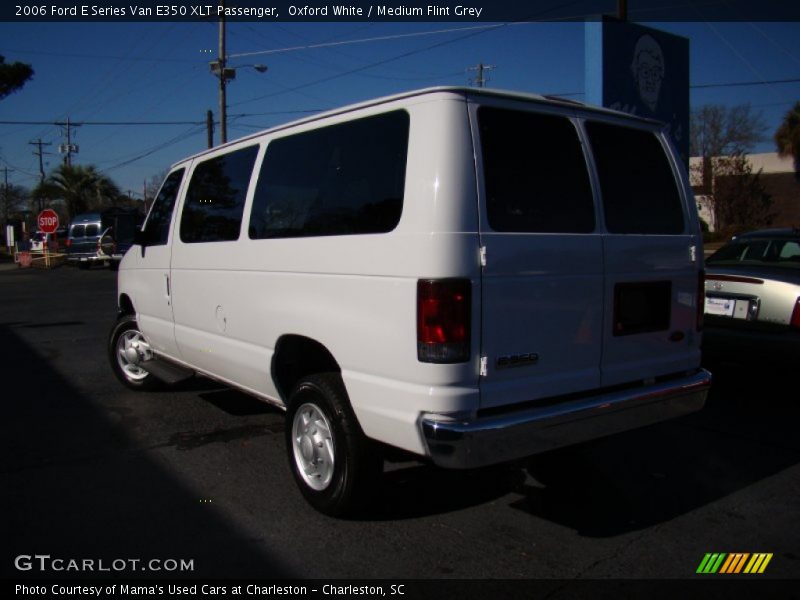 Oxford White / Medium Flint Grey 2006 Ford E Series Van E350 XLT Passenger