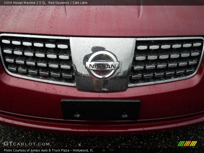 Red Opulence / Cafe Latte 2004 Nissan Maxima 3.5 SL