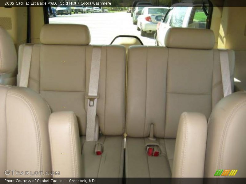 Gold Mist / Cocoa/Cashmere 2009 Cadillac Escalade AWD