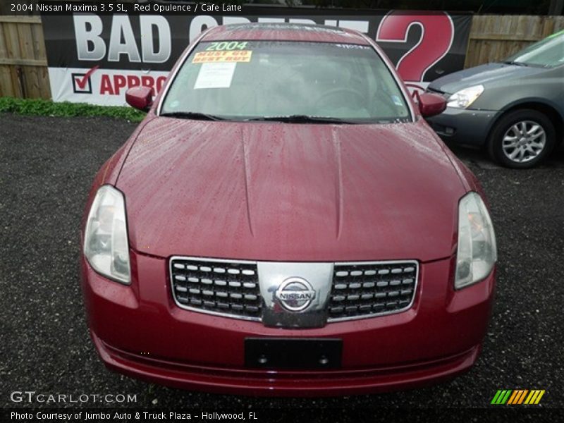 Red Opulence / Cafe Latte 2004 Nissan Maxima 3.5 SL