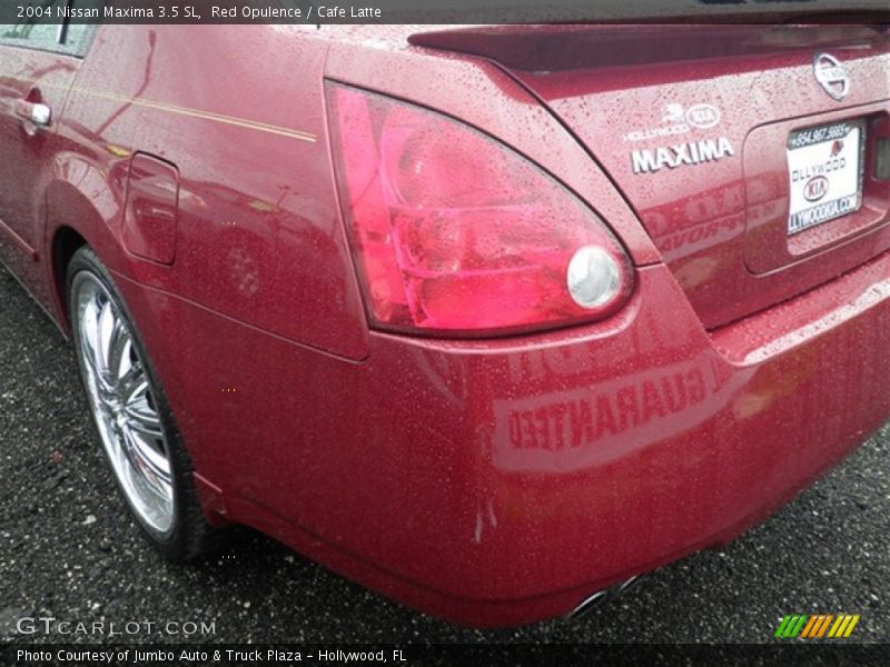 Red Opulence / Cafe Latte 2004 Nissan Maxima 3.5 SL