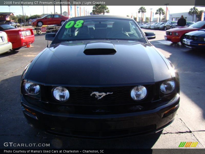 Black / Light Graphite 2008 Ford Mustang GT Premium Convertible