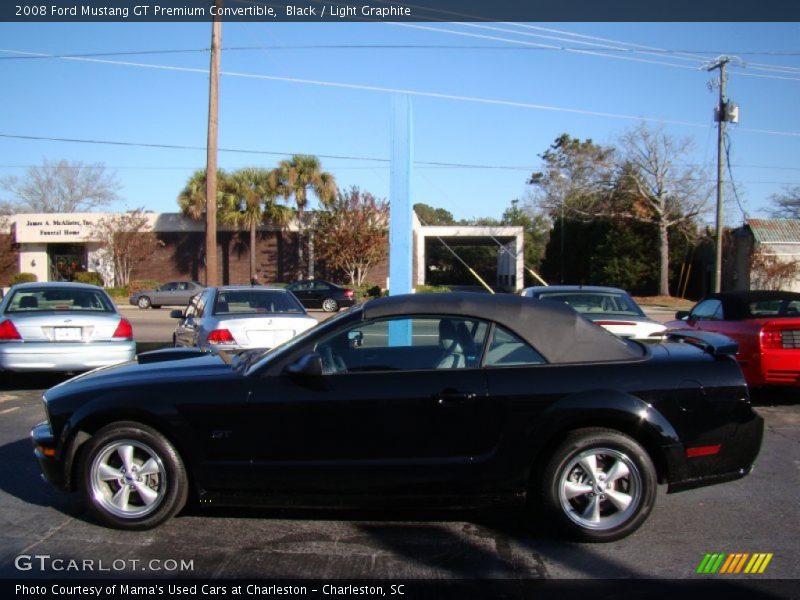 Black / Light Graphite 2008 Ford Mustang GT Premium Convertible