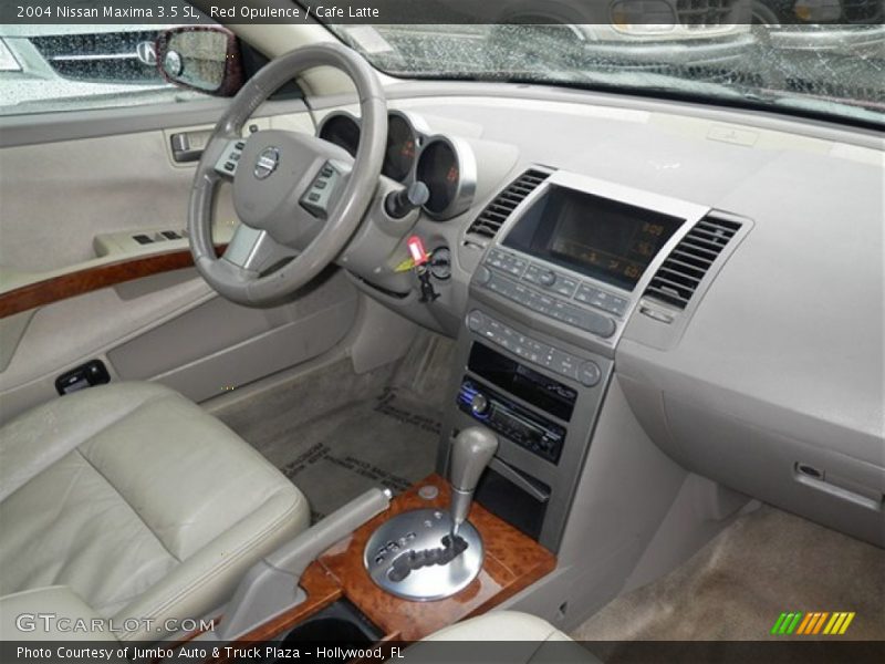 Red Opulence / Cafe Latte 2004 Nissan Maxima 3.5 SL