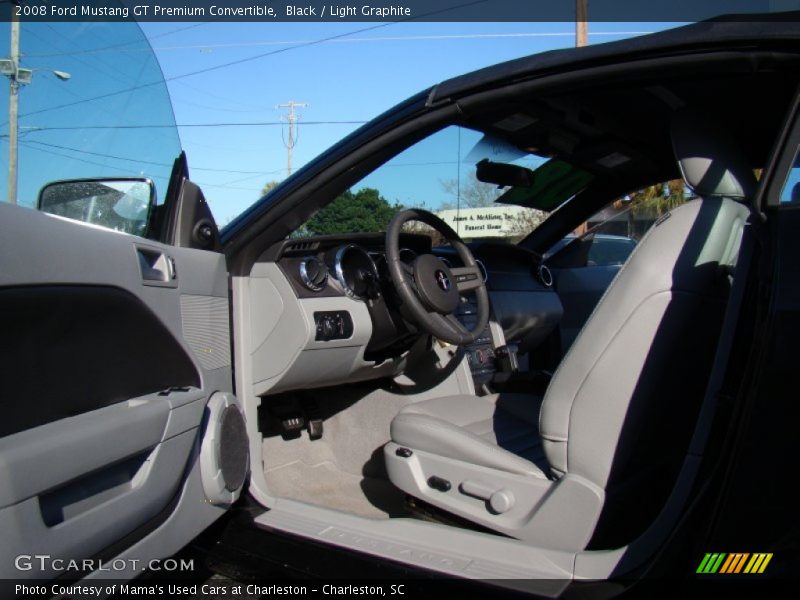 Black / Light Graphite 2008 Ford Mustang GT Premium Convertible