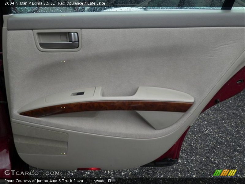 Red Opulence / Cafe Latte 2004 Nissan Maxima 3.5 SL