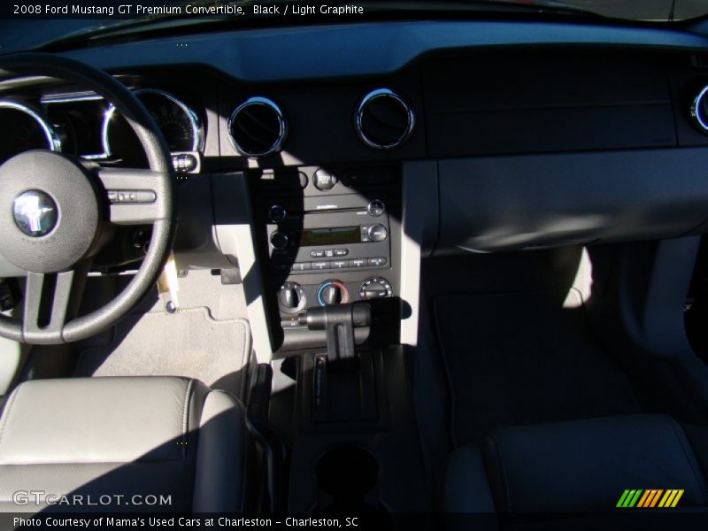 Black / Light Graphite 2008 Ford Mustang GT Premium Convertible