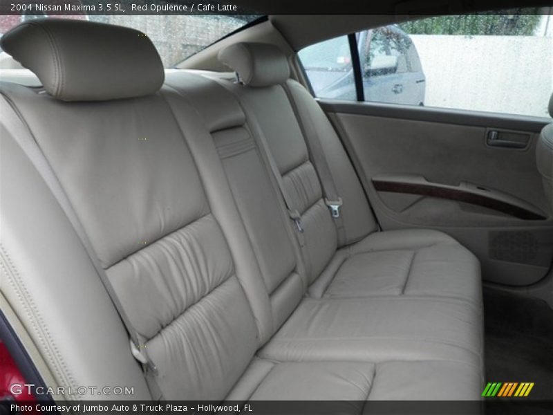 Red Opulence / Cafe Latte 2004 Nissan Maxima 3.5 SL
