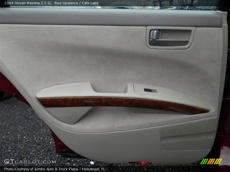 Red Opulence / Cafe Latte 2004 Nissan Maxima 3.5 SL