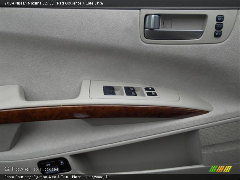 Red Opulence / Cafe Latte 2004 Nissan Maxima 3.5 SL
