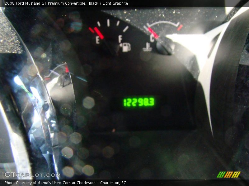 Black / Light Graphite 2008 Ford Mustang GT Premium Convertible