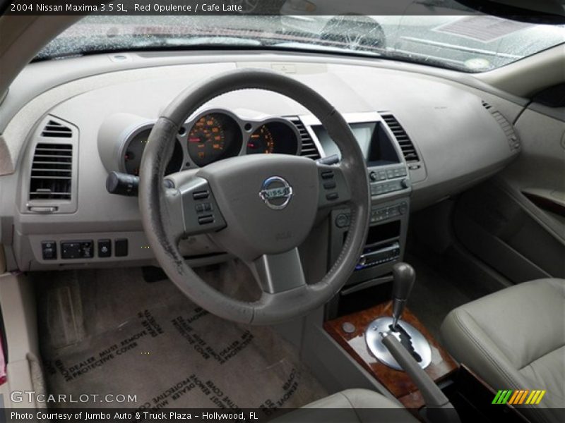 Red Opulence / Cafe Latte 2004 Nissan Maxima 3.5 SL