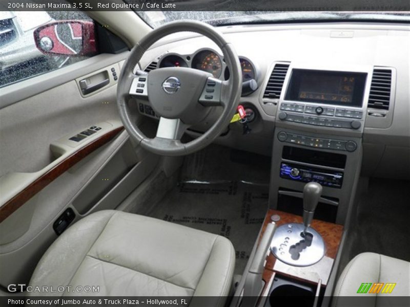 Red Opulence / Cafe Latte 2004 Nissan Maxima 3.5 SL