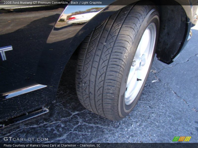 Black / Light Graphite 2008 Ford Mustang GT Premium Convertible