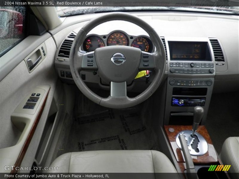 Red Opulence / Cafe Latte 2004 Nissan Maxima 3.5 SL