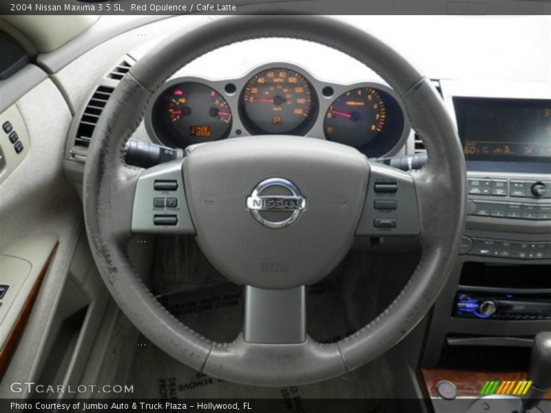 Red Opulence / Cafe Latte 2004 Nissan Maxima 3.5 SL