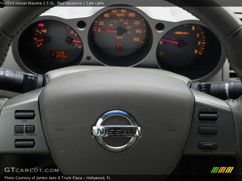 Red Opulence / Cafe Latte 2004 Nissan Maxima 3.5 SL
