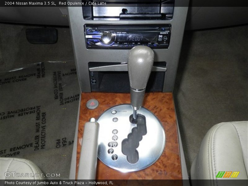 Red Opulence / Cafe Latte 2004 Nissan Maxima 3.5 SL