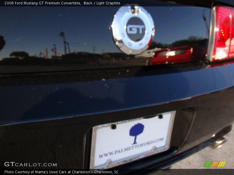 Black / Light Graphite 2008 Ford Mustang GT Premium Convertible