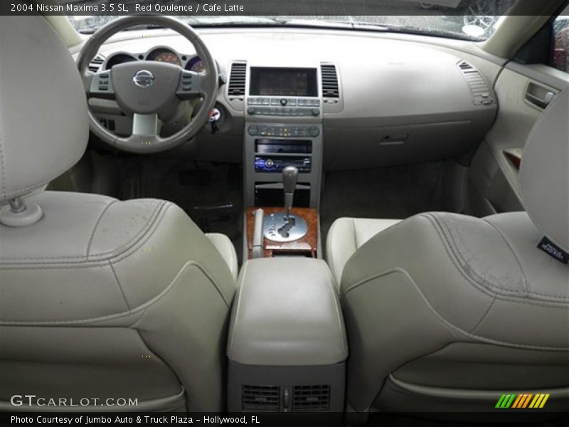 Red Opulence / Cafe Latte 2004 Nissan Maxima 3.5 SL