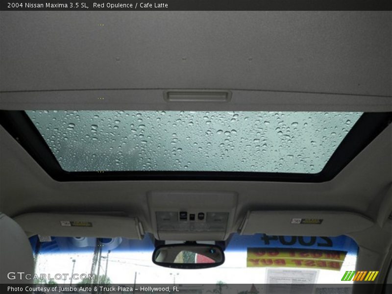 Red Opulence / Cafe Latte 2004 Nissan Maxima 3.5 SL