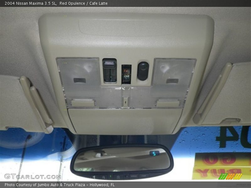 Red Opulence / Cafe Latte 2004 Nissan Maxima 3.5 SL