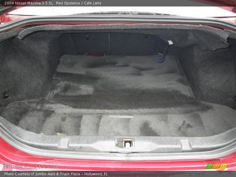 Red Opulence / Cafe Latte 2004 Nissan Maxima 3.5 SL