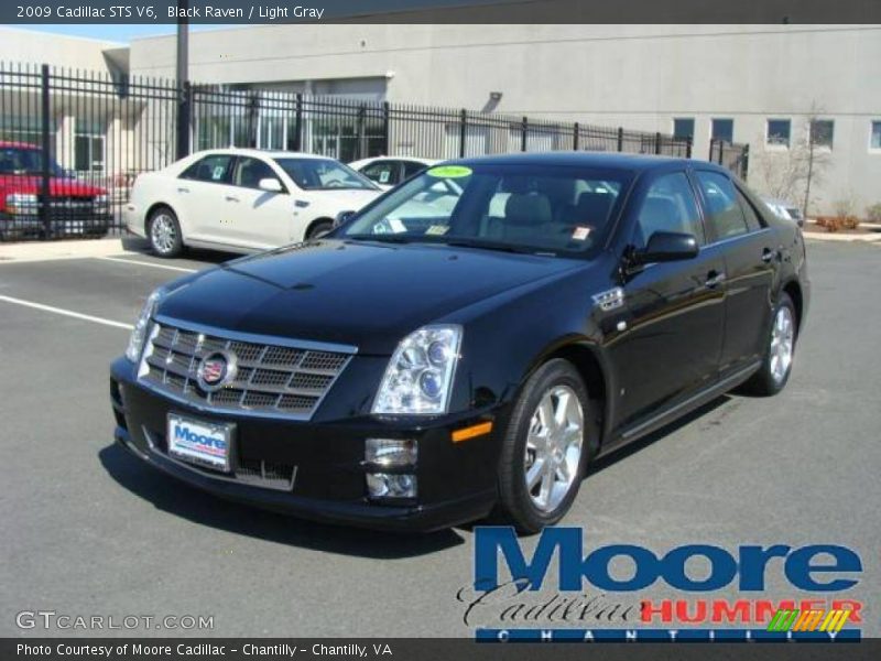 Black Raven / Light Gray 2009 Cadillac STS V6