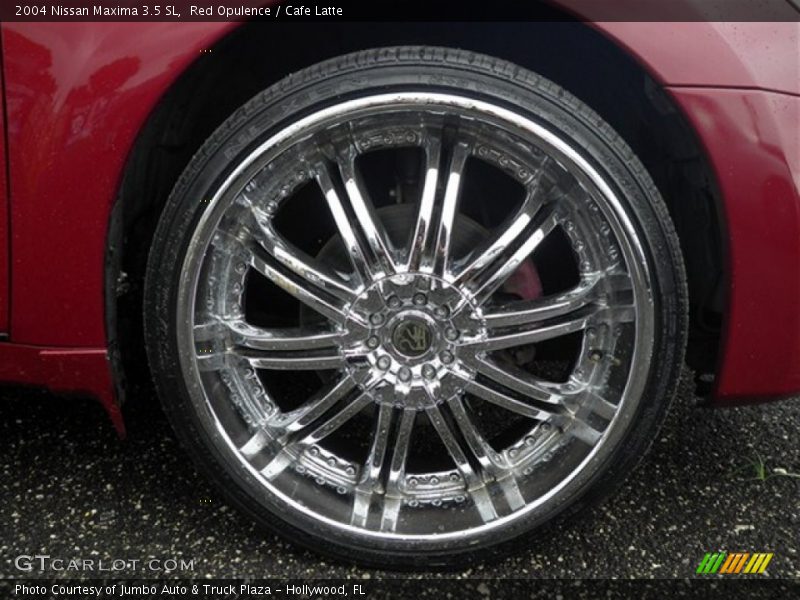 Red Opulence / Cafe Latte 2004 Nissan Maxima 3.5 SL