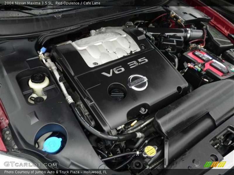 Red Opulence / Cafe Latte 2004 Nissan Maxima 3.5 SL