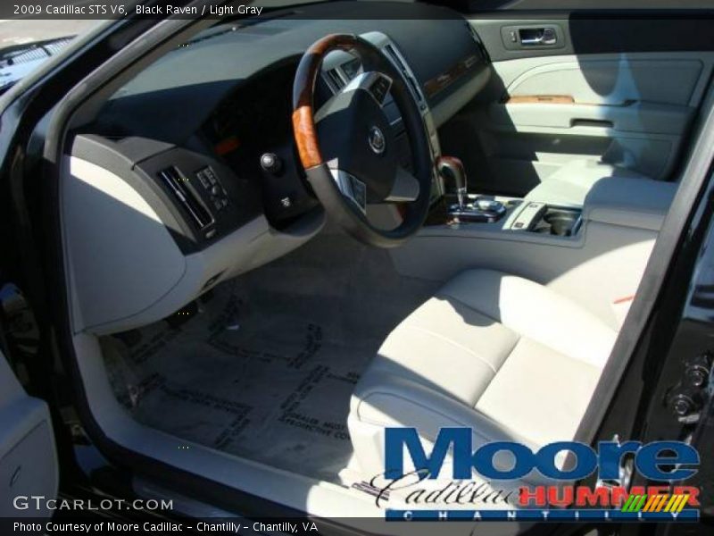 Black Raven / Light Gray 2009 Cadillac STS V6