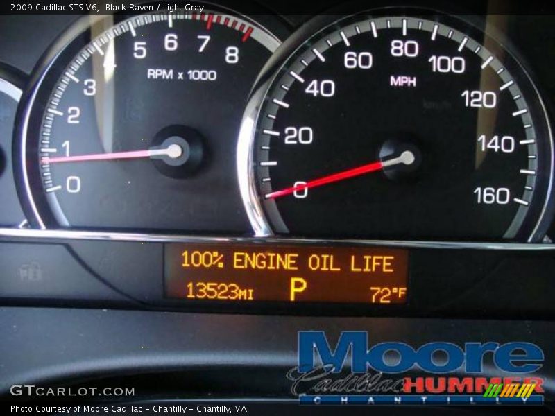 Black Raven / Light Gray 2009 Cadillac STS V6