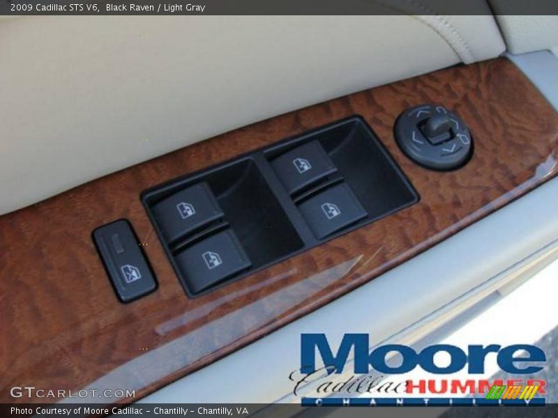 Black Raven / Light Gray 2009 Cadillac STS V6