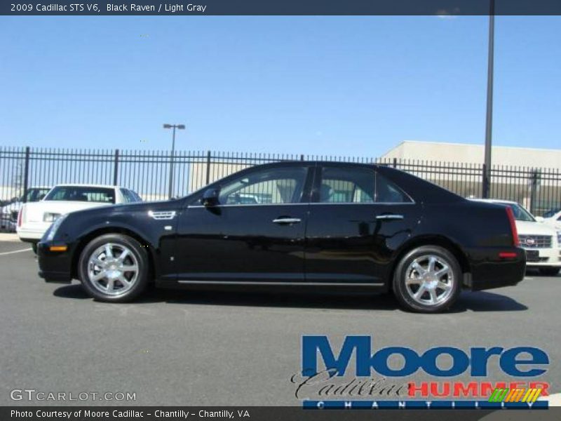 Black Raven / Light Gray 2009 Cadillac STS V6