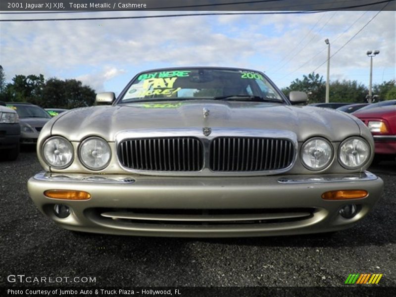 Topaz Metallic / Cashmere 2001 Jaguar XJ XJ8