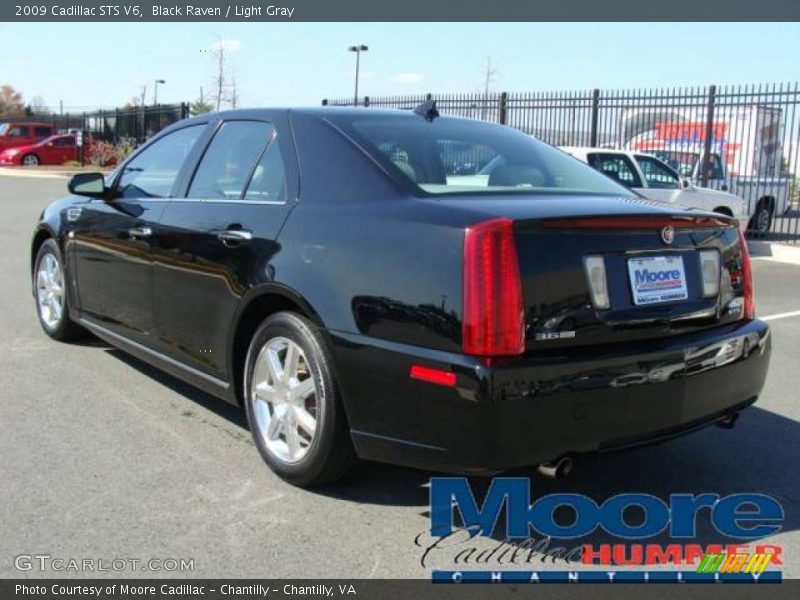 Black Raven / Light Gray 2009 Cadillac STS V6