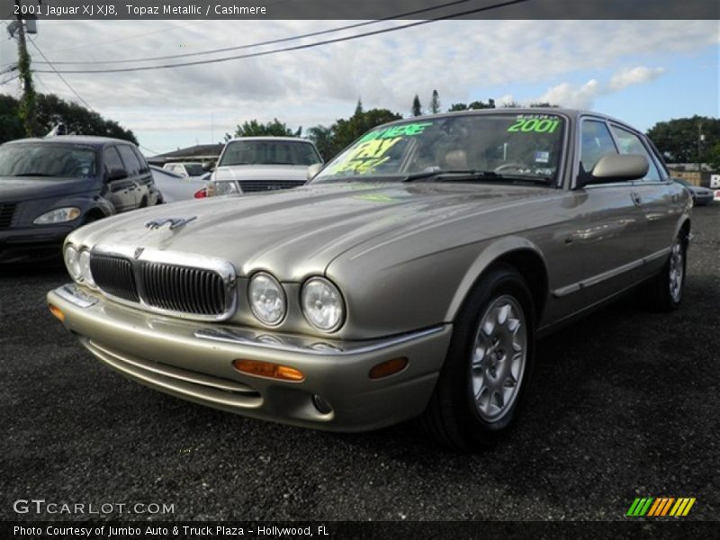 Topaz Metallic / Cashmere 2001 Jaguar XJ XJ8