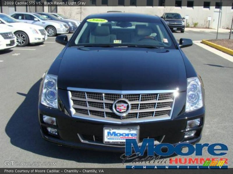 Black Raven / Light Gray 2009 Cadillac STS V6