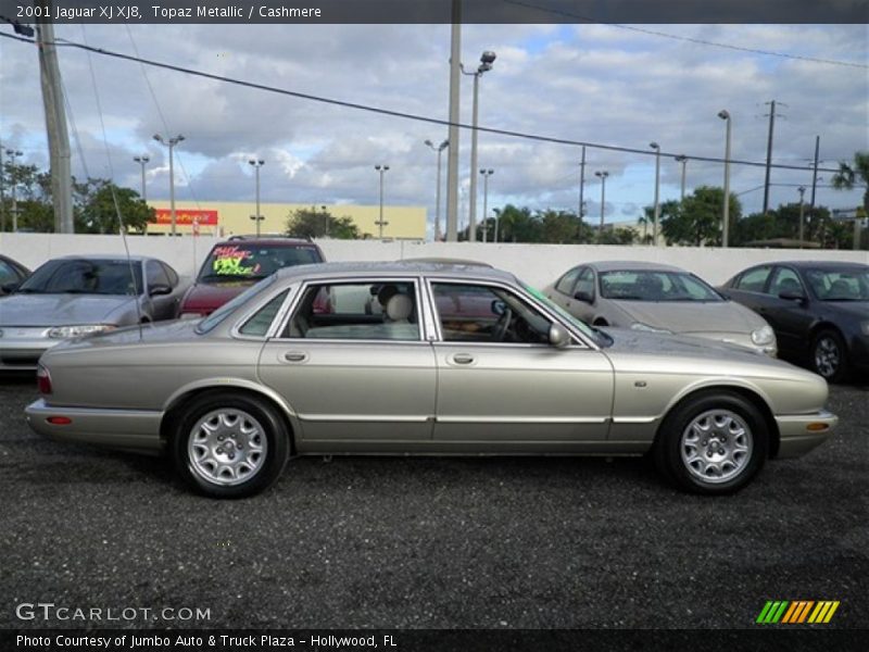 Topaz Metallic / Cashmere 2001 Jaguar XJ XJ8