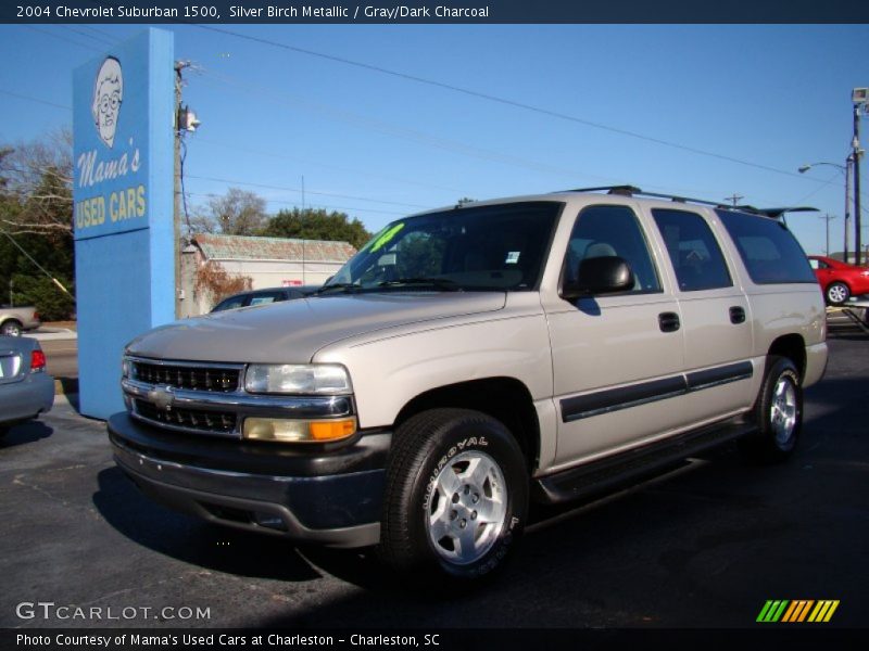 Silver Birch Metallic / Gray/Dark Charcoal 2004 Chevrolet Suburban 1500