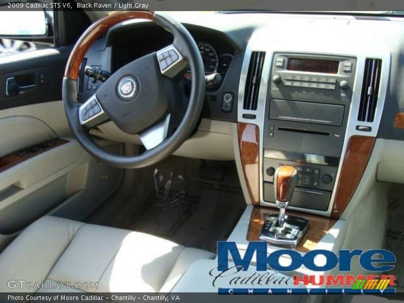 Black Raven / Light Gray 2009 Cadillac STS V6