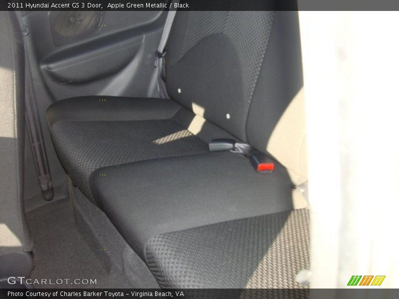 Apple Green Metallic / Black 2011 Hyundai Accent GS 3 Door