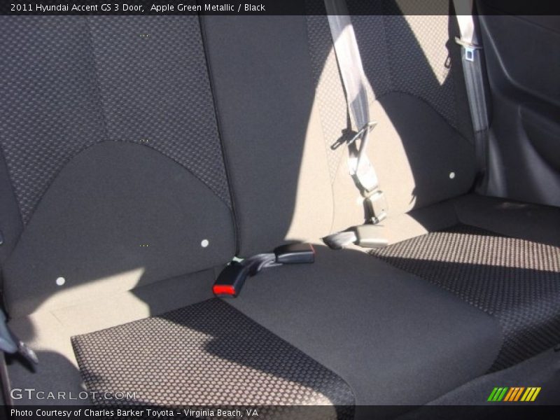 Apple Green Metallic / Black 2011 Hyundai Accent GS 3 Door