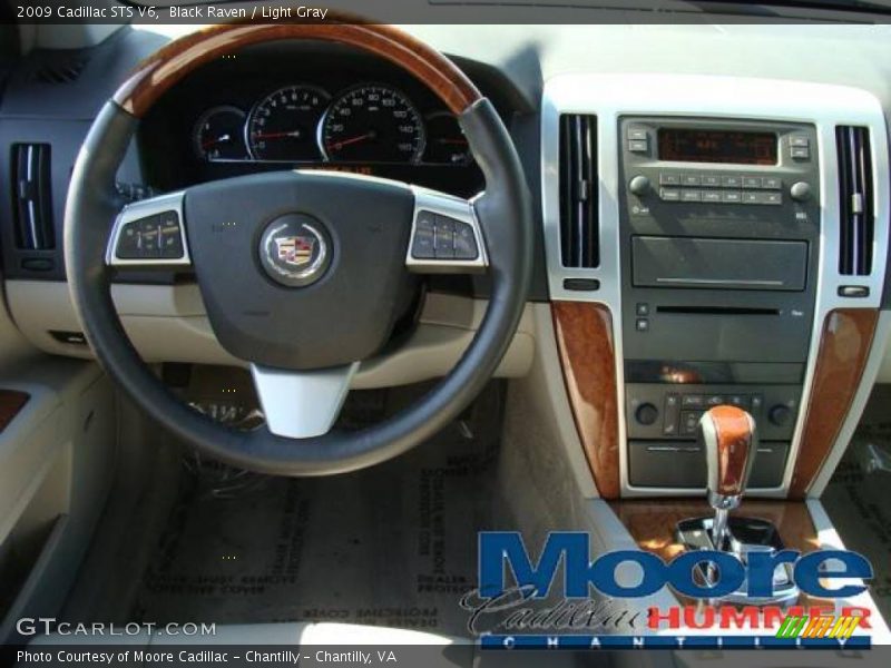 Black Raven / Light Gray 2009 Cadillac STS V6