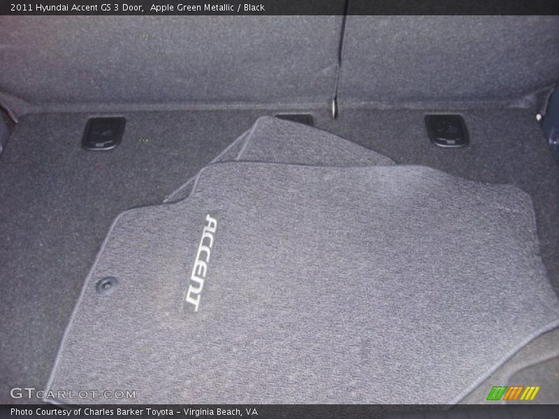 Apple Green Metallic / Black 2011 Hyundai Accent GS 3 Door
