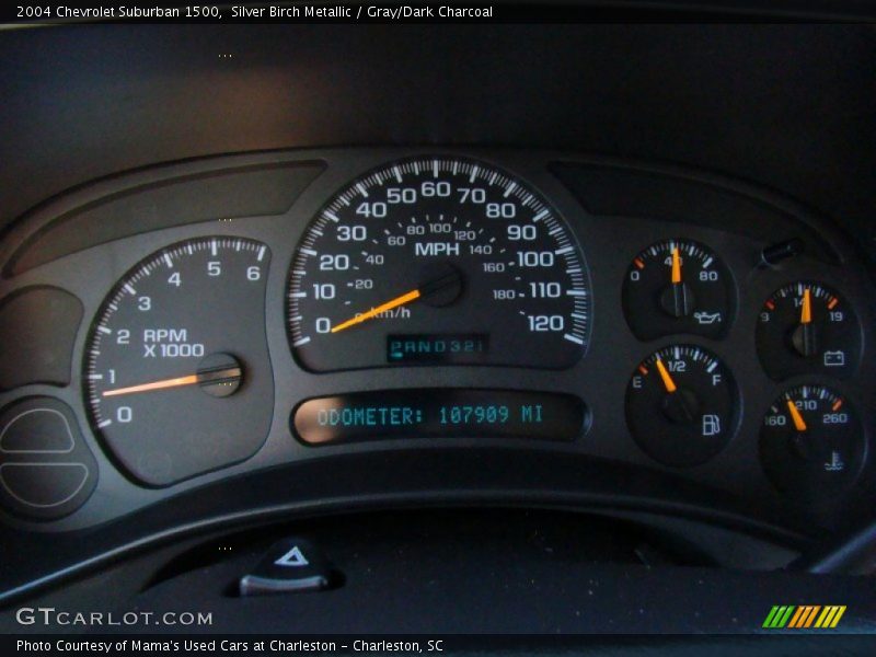 Silver Birch Metallic / Gray/Dark Charcoal 2004 Chevrolet Suburban 1500