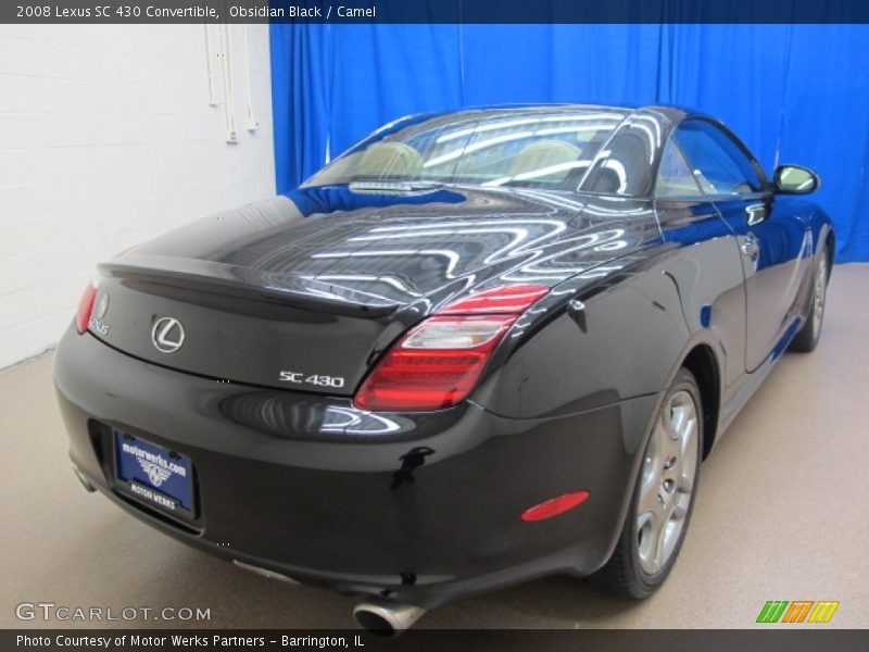 Obsidian Black / Camel 2008 Lexus SC 430 Convertible