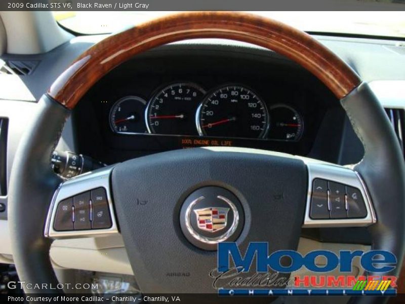 Black Raven / Light Gray 2009 Cadillac STS V6